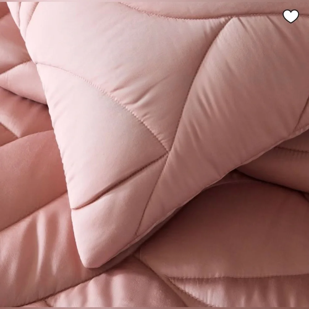 West Elm Silky Tencel Petal Stitch Euro Shams Set of 2 BNIP